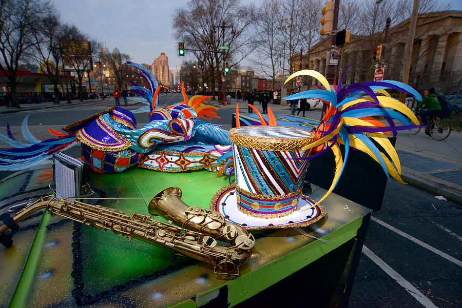 Mummers Parade takes streets of Philadelphia on New Years Day Photograph by Bastiaan Slabbers