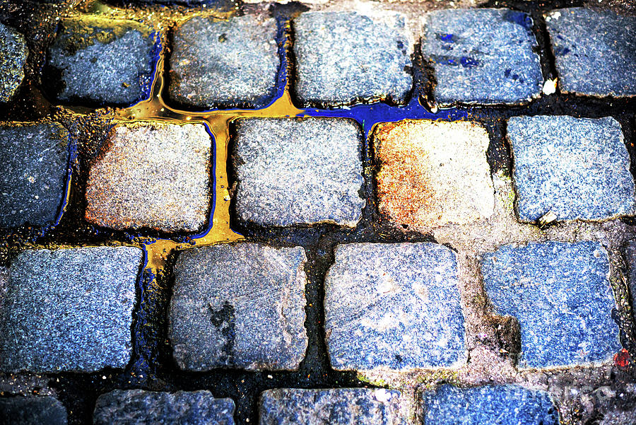 Munich Cobblestone Pattern Photograph by John Rizzuto