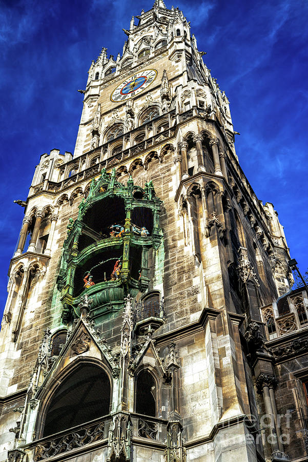 Munich Rathaus Profile Photograph by John Rizzuto