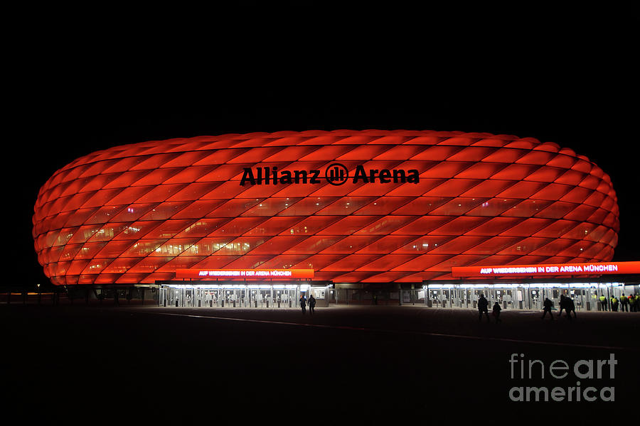 Munich soccer arena 7 Photograph by Rudi Prott