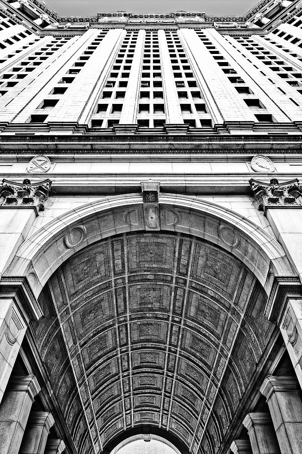 Municipal Building Manhattan NYC BW Photograph by Susan Candelario