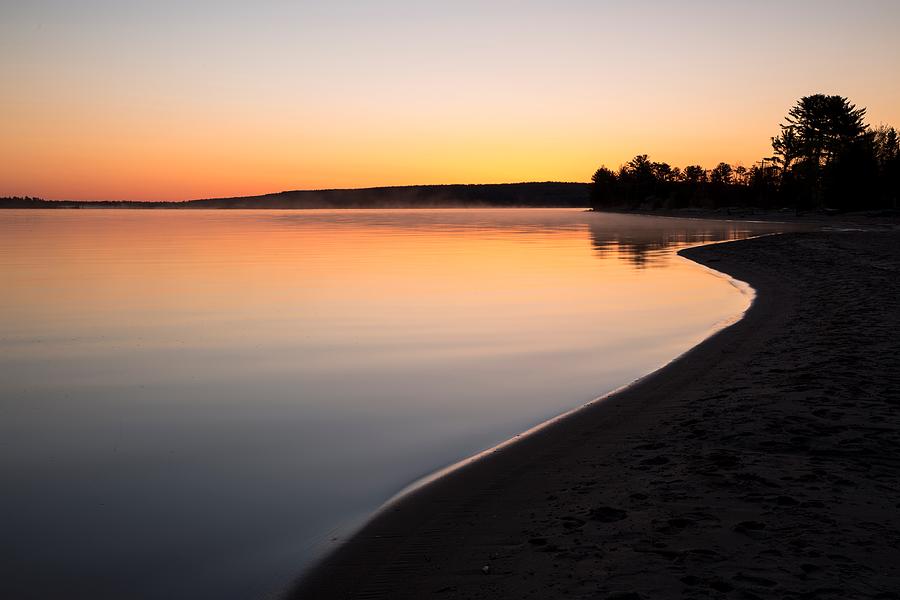 Munising Bay Sunrise Photograph by Steve Petrides | Pixels