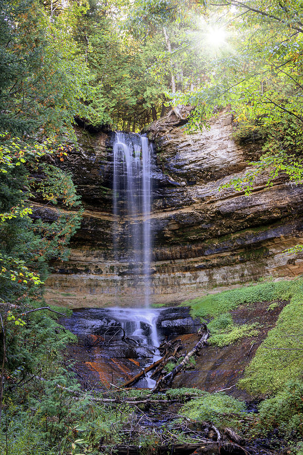 Munising Falls Starburst Photograph by Patti Deters - Fine Art America