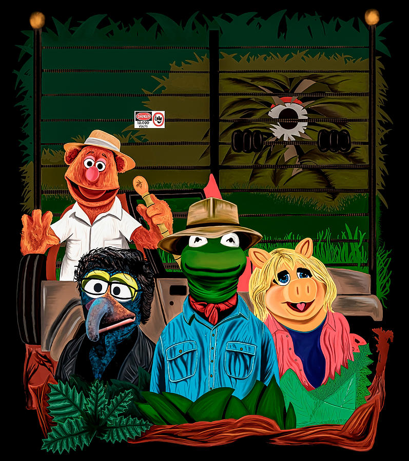 Muppet Park Poster aesthetic gift Painting by Emily Carrie - Fine Art ...