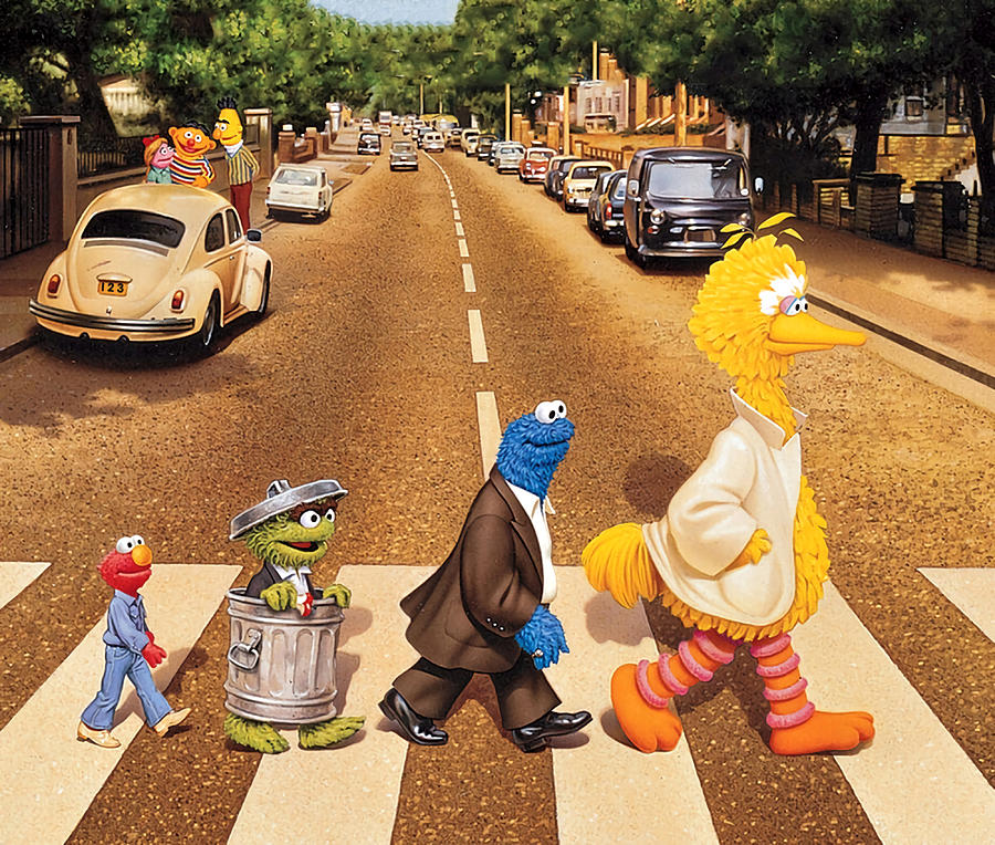 Muppets Animal Abbey Road Poster love Painting by Mary Ian - Fine Art ...