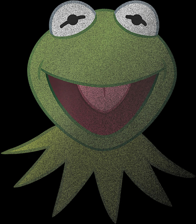 Muppets Kermit The Frog Face Poster Green Painting By Dale Scott Fine