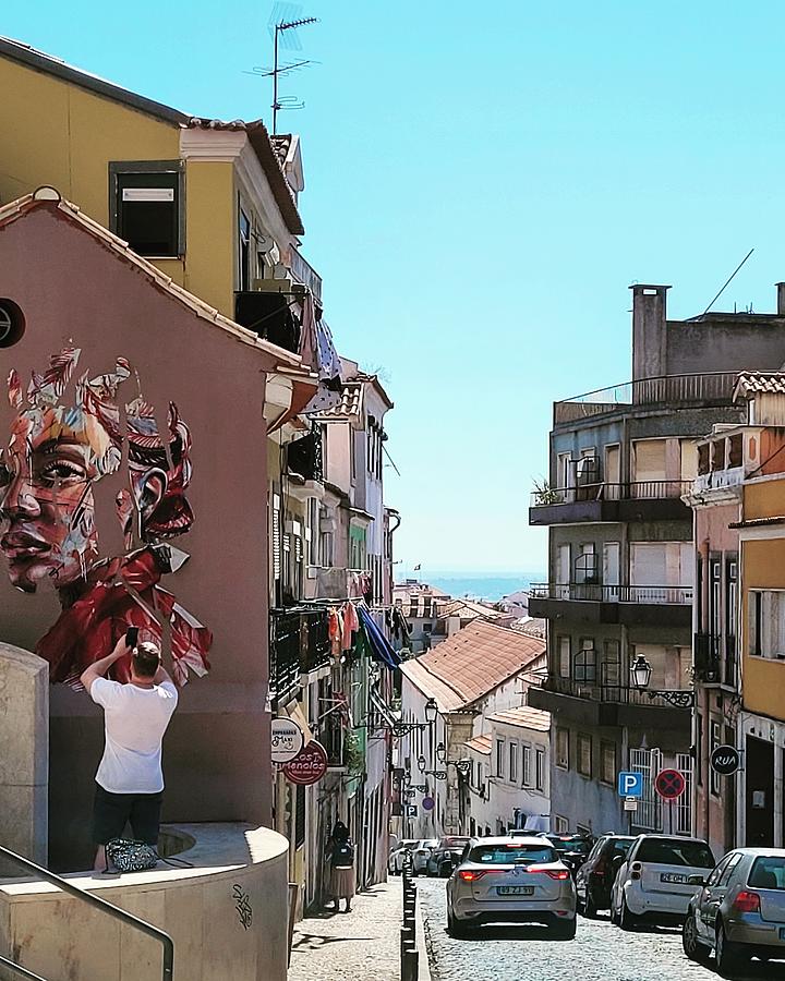 Mural In Lisbon Portugal Photograph By Mernoush Azem Fine Art America