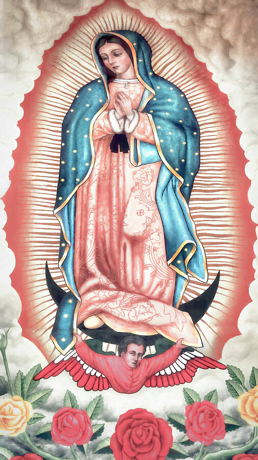 Mural of Our Lady of Guadalupe Photograph by Donna Kennedy - Fine Art ...