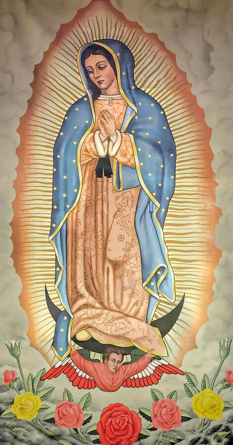 Mural of Our Lady of Guadalupe Photograph by Donna Kennedy - Fine Art ...