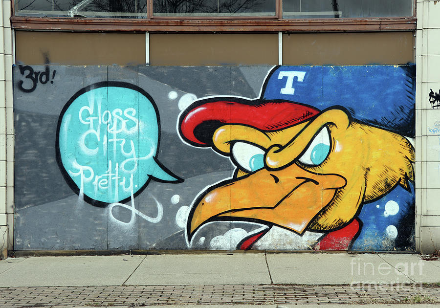 Mural of Toledo Mud Hens 9351 Photograph by Jack Schultz