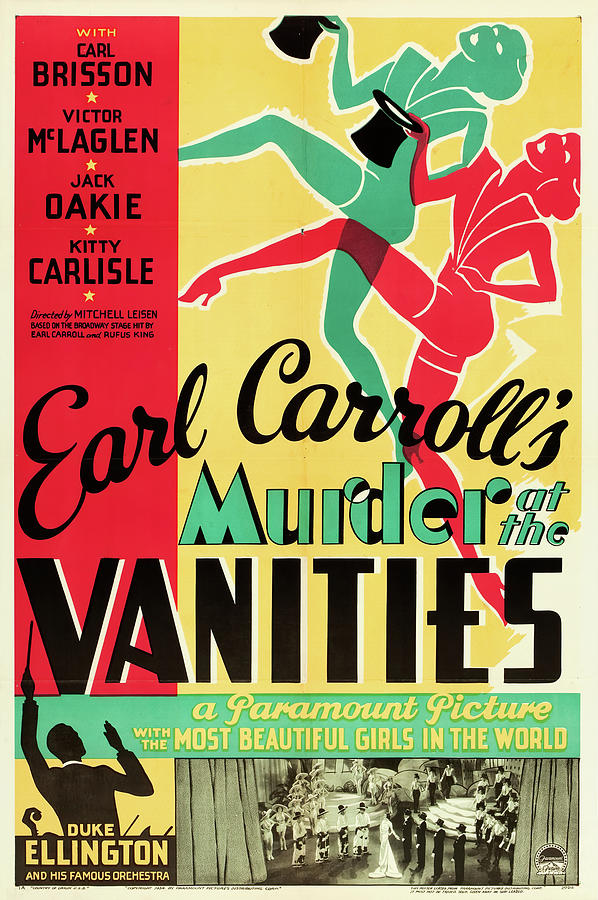 Murder at the Vanities, 1934 Mixed Media by Movie World Posters