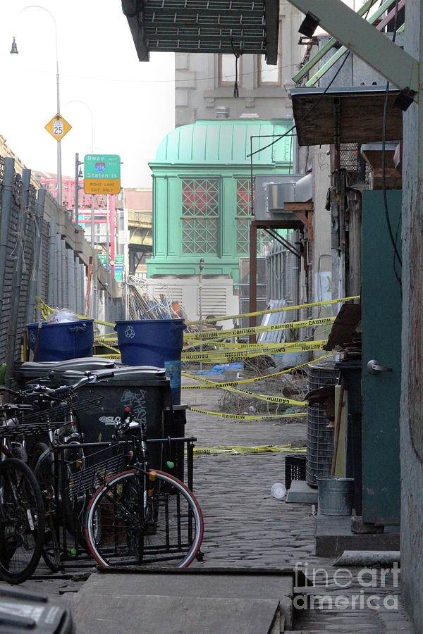 Murder Site Back Alley - NY Photograph by Doc Braham