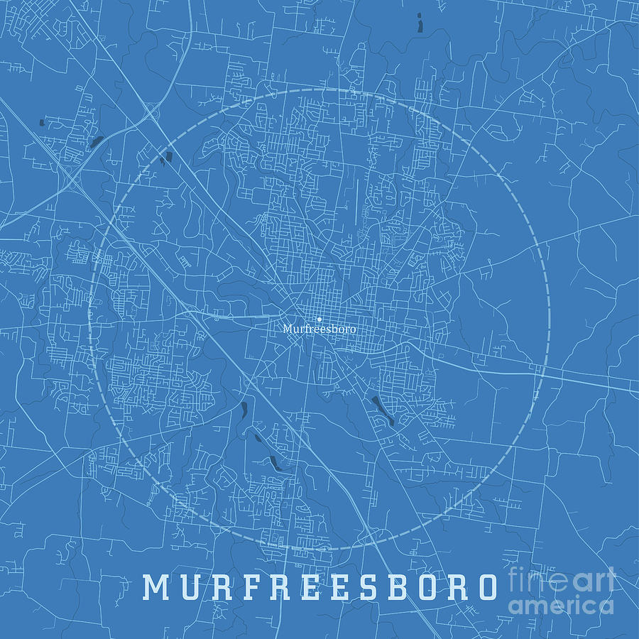 murfreesboro-tn-city-vector-road-map-blue-text-digital-art-by-frank-ramspott-fine-art-america