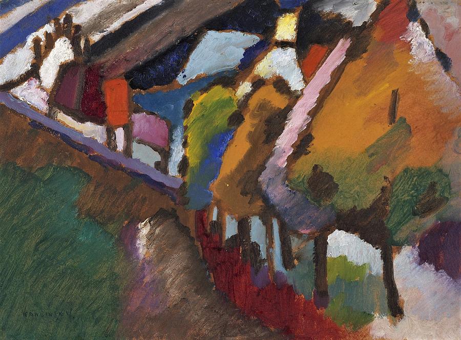 Murnau - Schloss und Kirche Painting by Wassily Kandinsky - Fine Art ...