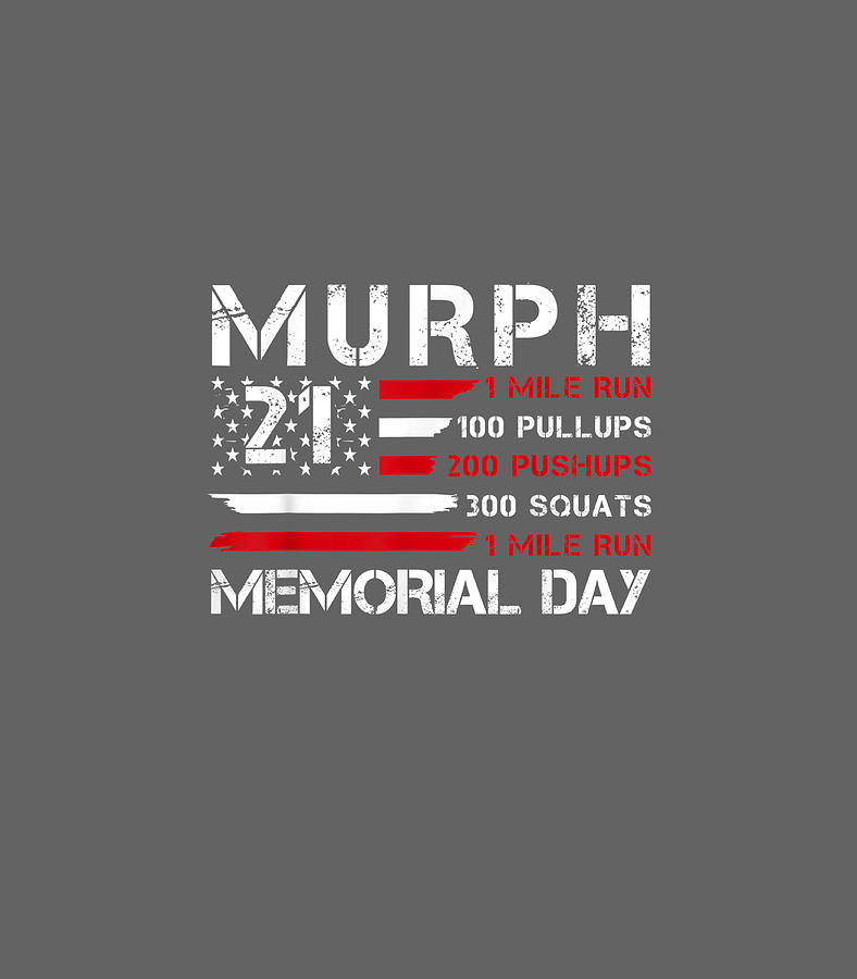 Murph 2021 American Patriotic Workout Challenge Memorial Day Digital ...