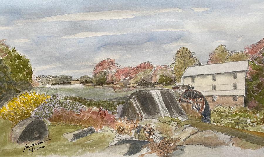Murrays Mill, 10/2022 Painting by Joel Deutsch