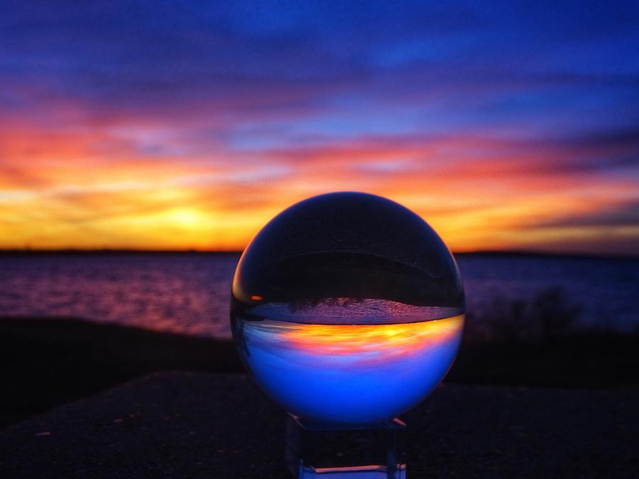 Murrell Park Multi-Colored Sunset thru the Looking Glass Photograph by Doris Aguirre