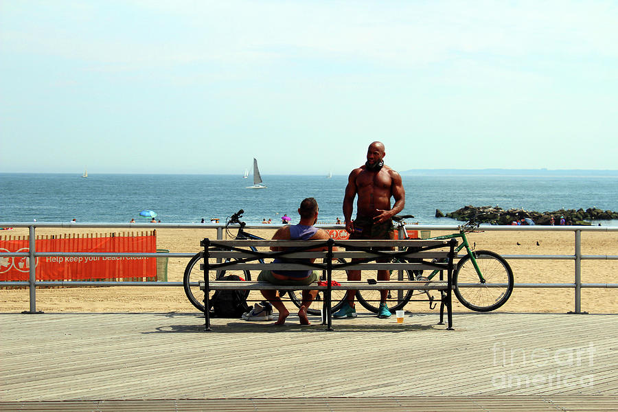 Muscle Beach - Coney Island Photograph by Doc Braham