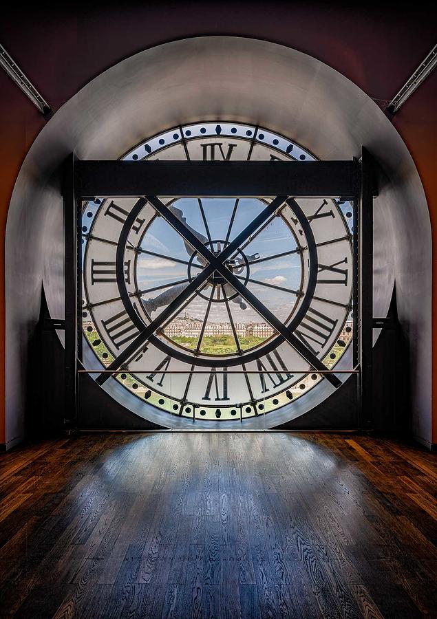 Muse dOrsay Clock Photograph by Dave Koch