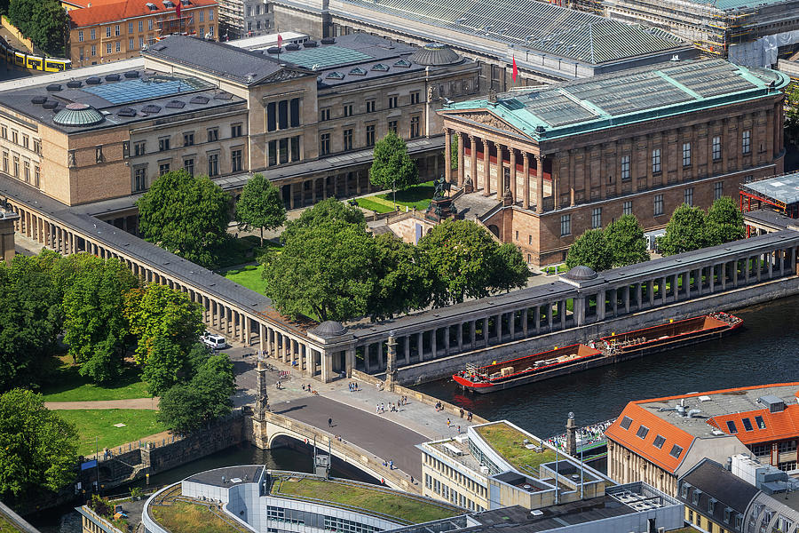 Museum Island In Berlin Aerial View Photograph by Artur Bogacki