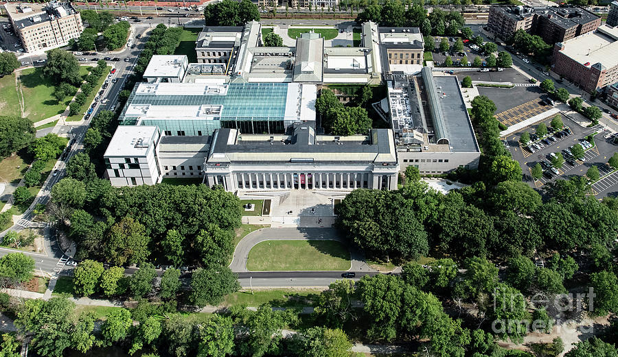 Museum of Fine Arts Boston Aerial Photograph by David Oppenheimer