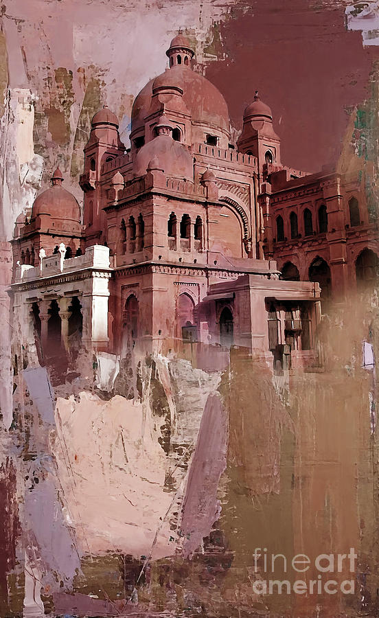 Museum of Lahore 003a Painting by Gull G
