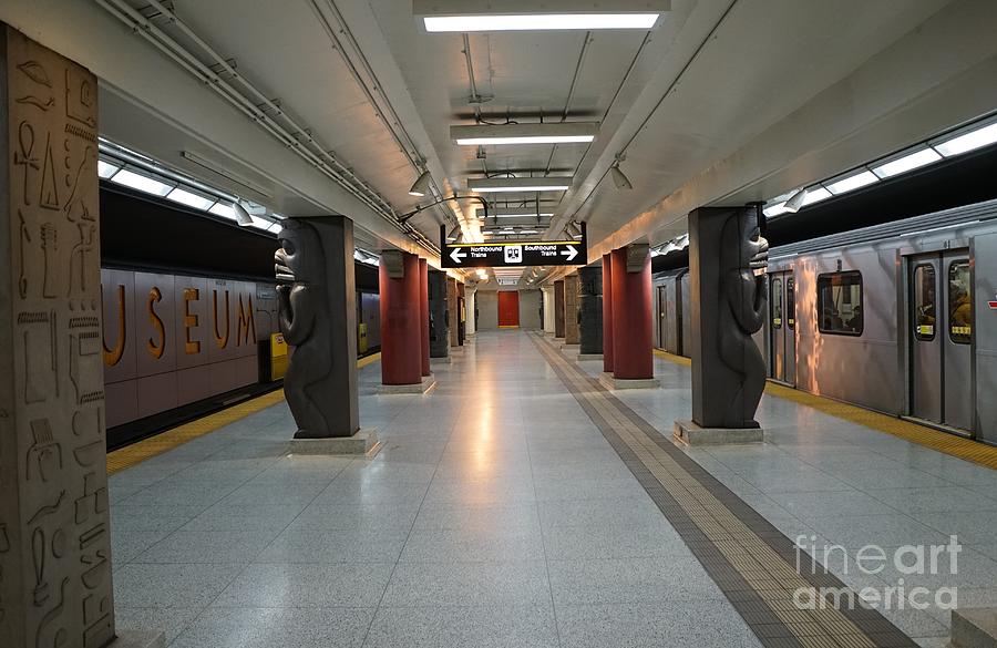 Museum Subway Station Photograph