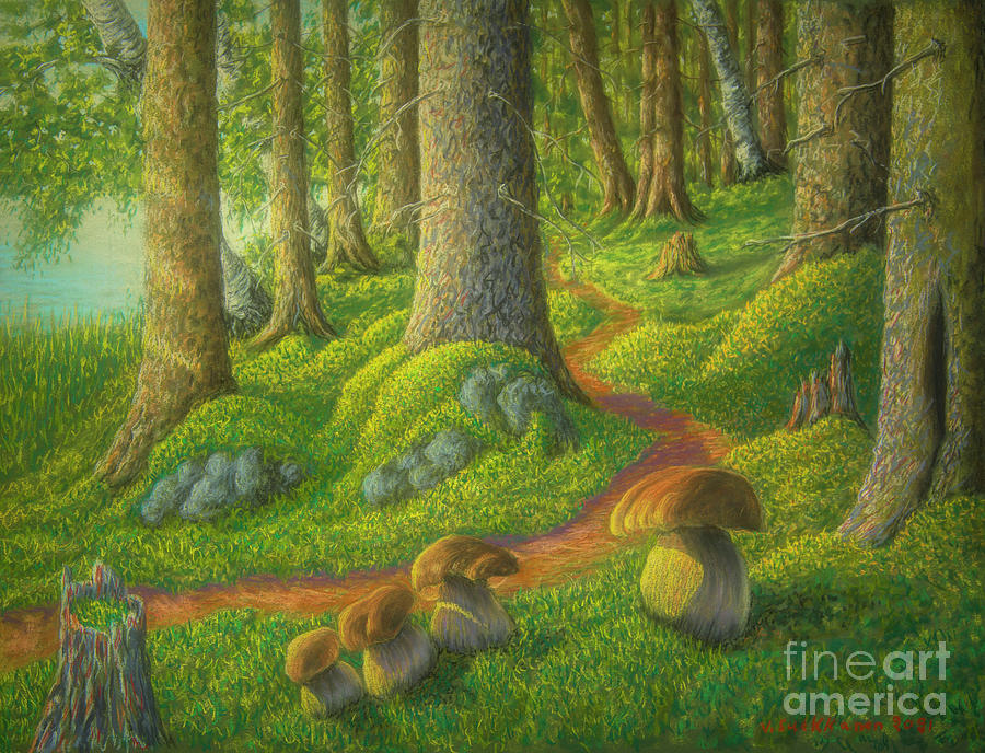 Mushroom Forest Pastel