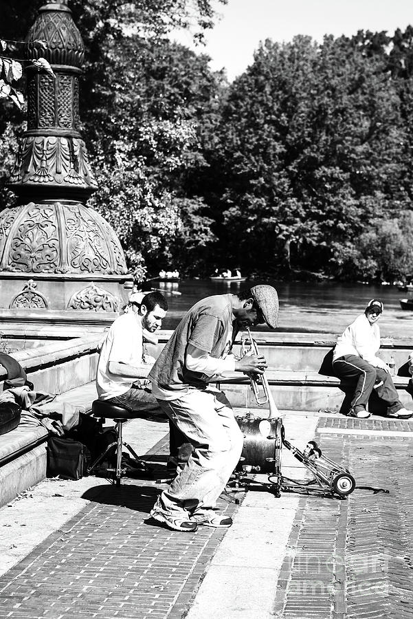 Music at Central Park New York City Photograph by John Rizzuto