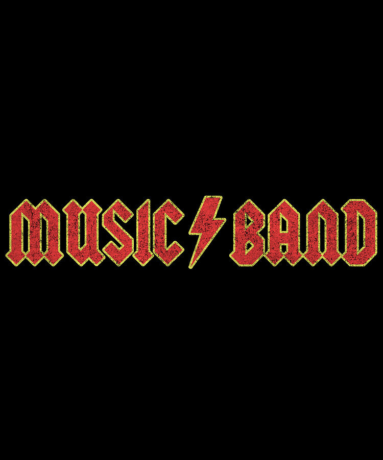 Music Band Retro Digital Art by Flippin Sweet Gear