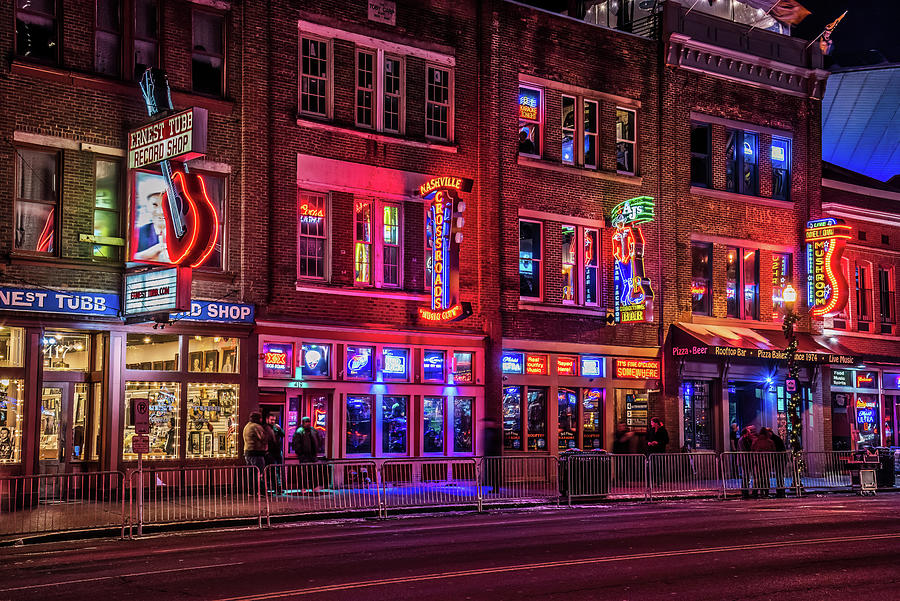 Music City lights Photograph by Andy Crawford