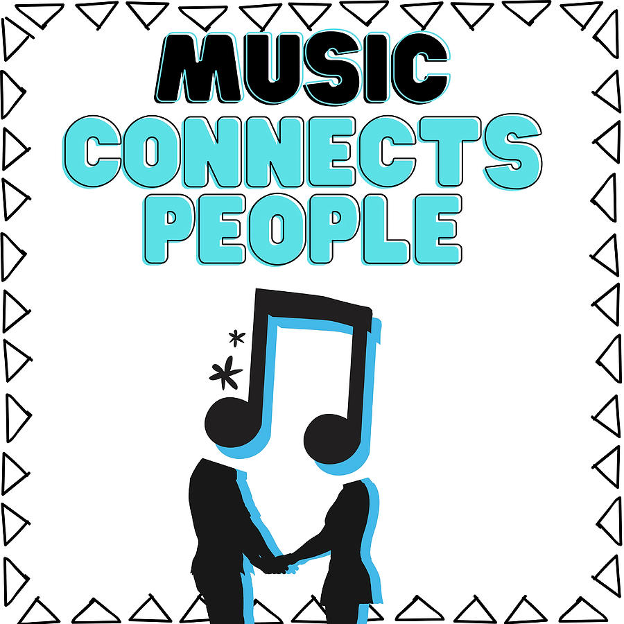 Music Connects People Poster Copy Painting by Phillips Thomas - Fine ...