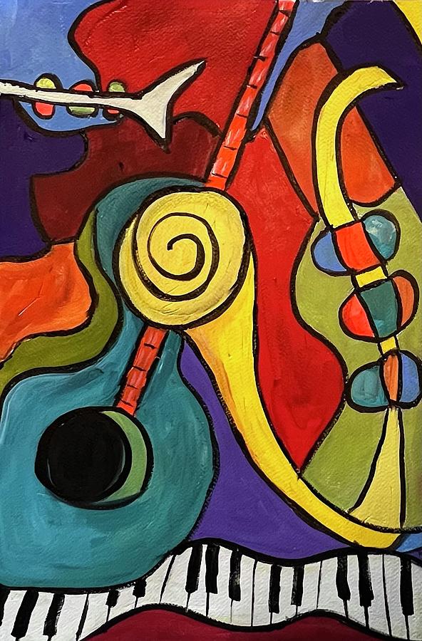 Music In Color Painting By Erik Stonebraker - Fine Art America