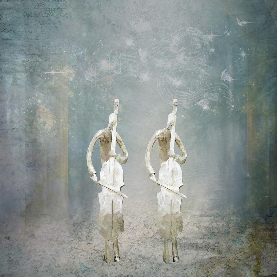 Music in the Woods Digital Art by Marilyn Wilson