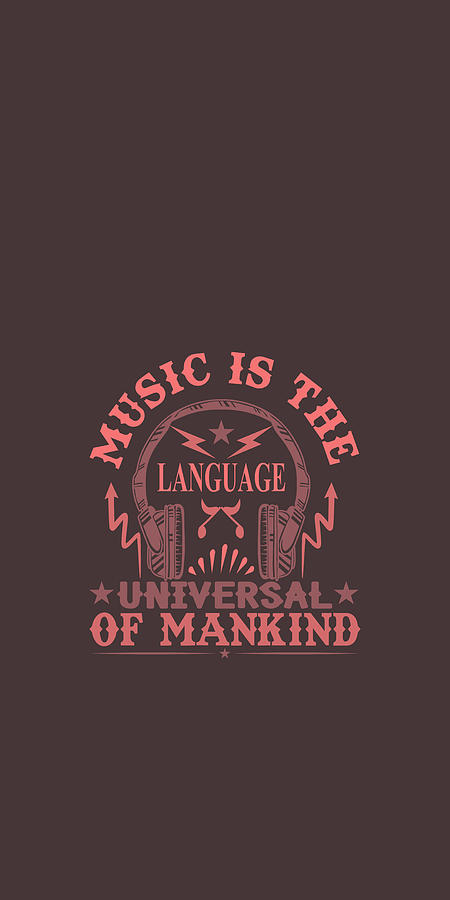Music is the universal language of mankind a Painting by Celestial Images