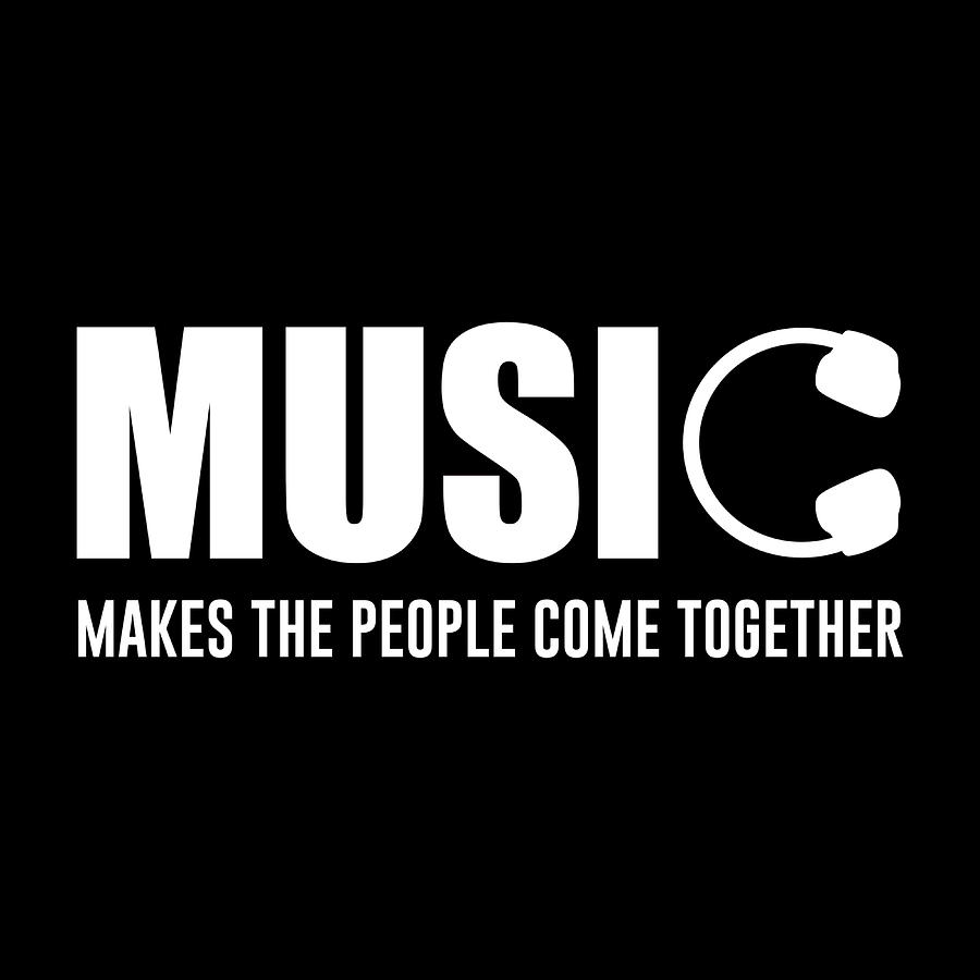 Music makes the people come together Poster Painting by Joel Steve ...