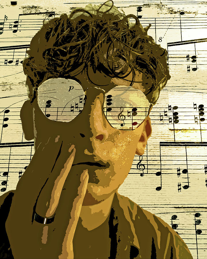 Music Man Digital Art by John Vincent Palozzi