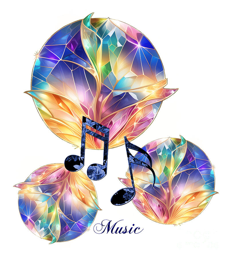 Music Digital Art by Melodye Whitaker