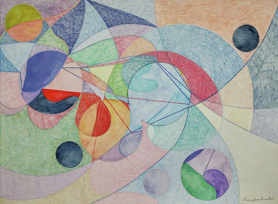 Music of the Spheres Mixed Media by Laura Joan Levine