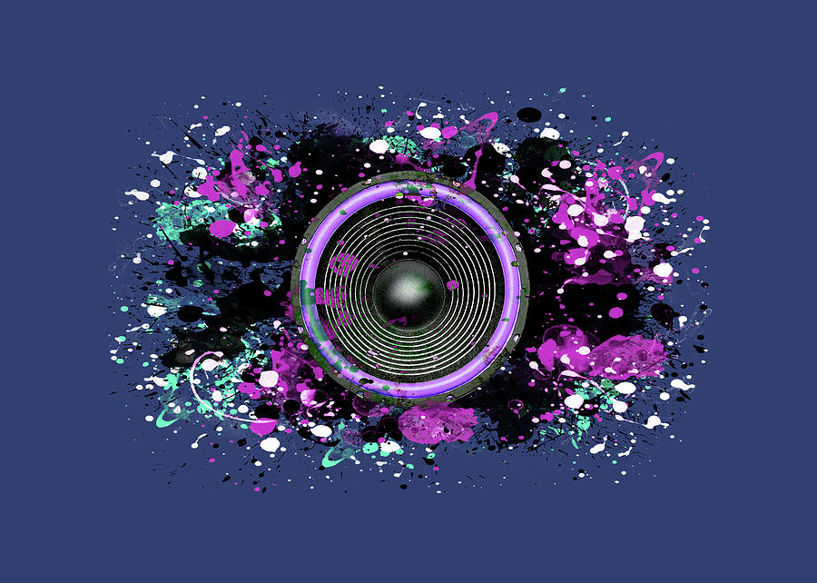 Music  Splatter 1 Digital Art