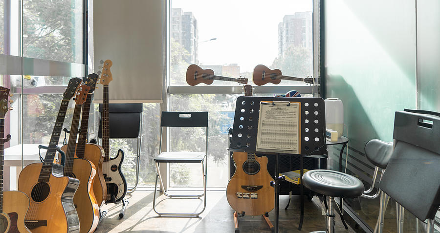 Music studio at home Photograph by Liyao Xie