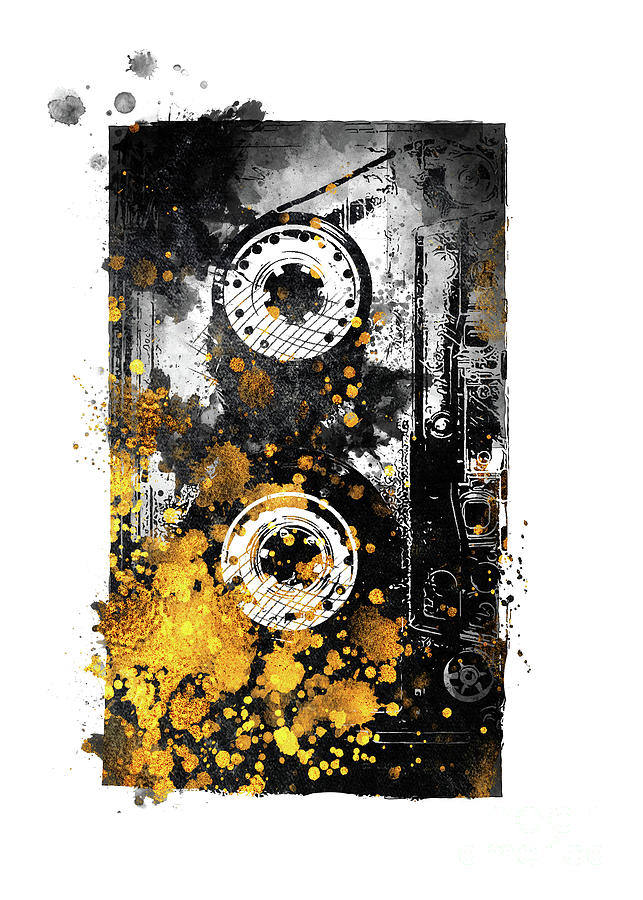 Music tape #tape Digital Art by Justyna Jaszke JBJart