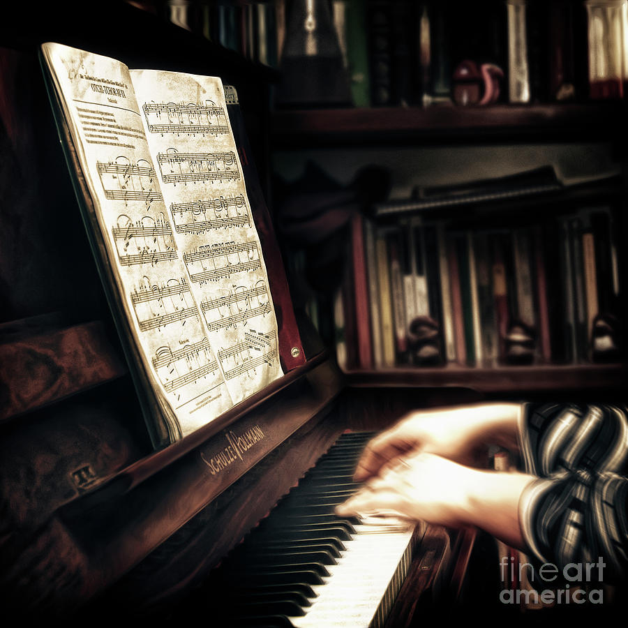 Music. The Piano Lesson Digital Art