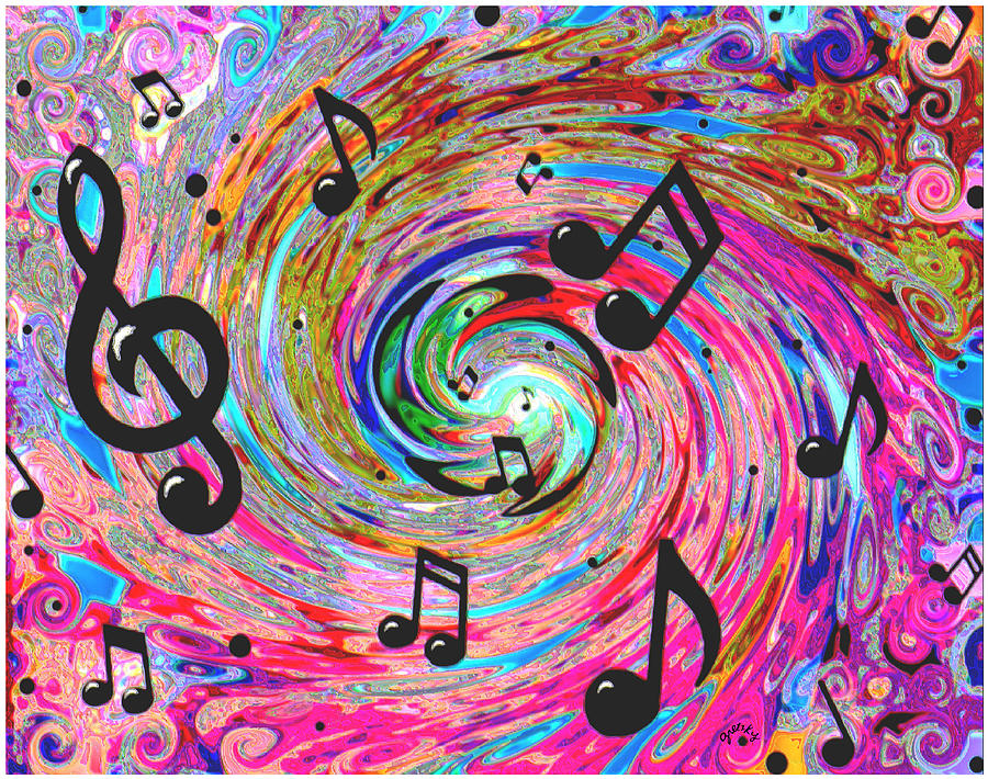 colorful music art