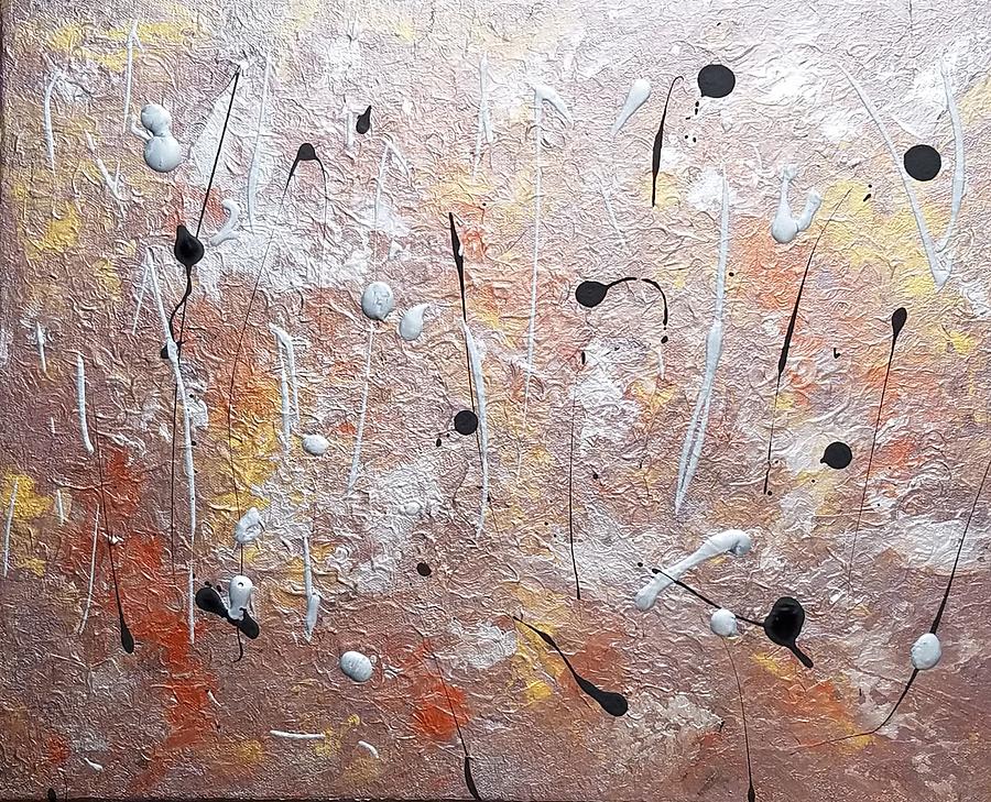 Musical Notes Dance Painting by M Carlen