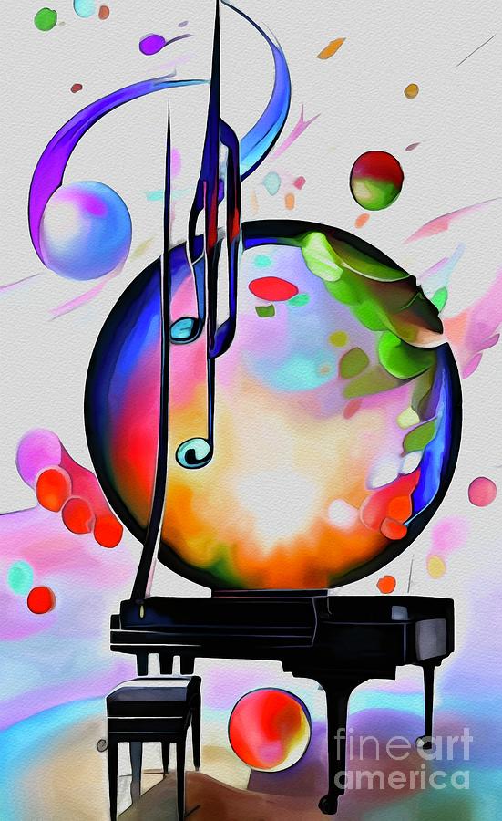Musical Orb Digital Art by Lauries Intuitive