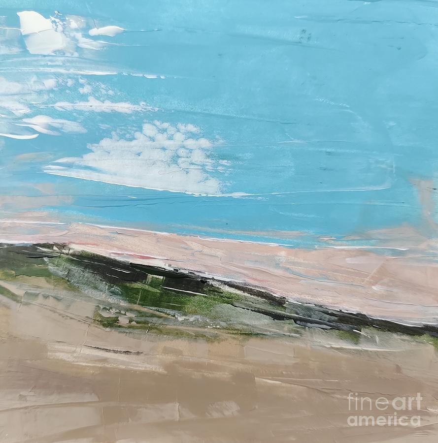 Muskegon Beach Dune II Painting by Lisa Dionne