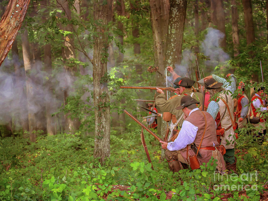 Musket Smoke in the Forest Digital Art by Randy Steele - Pixels