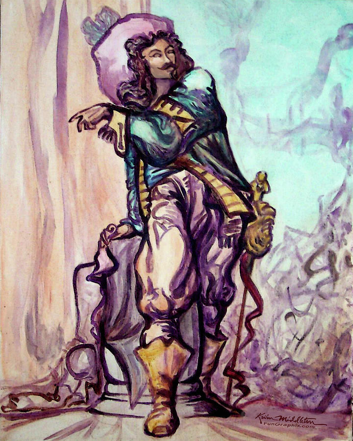 Musketeer Painting by Kevin Middleton