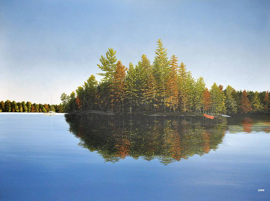 Muskoka Island   Painting by Kenneth M Kirsch